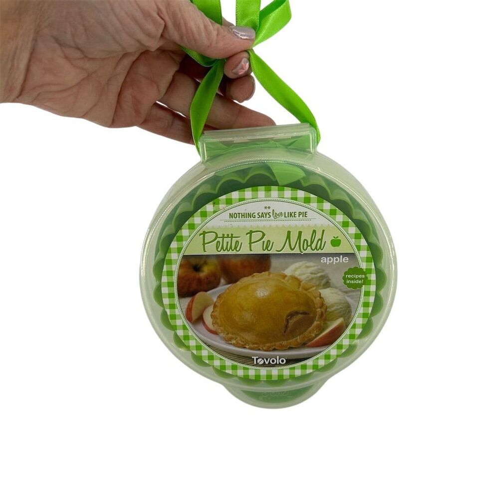 Tovolo Petite Pie Mold with Case & Recipes - Apple Design